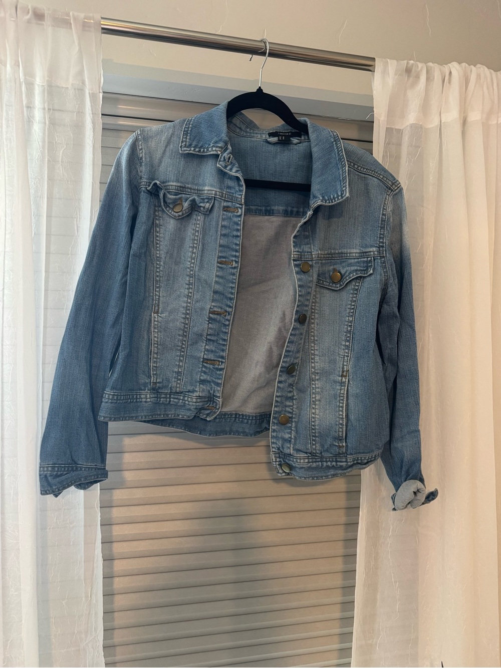 Forever 21 Light Blue Denim Jacket
